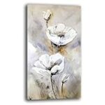 Quadri moderni con fiori bianchi: l'intimo dei migliori confronti e analisi